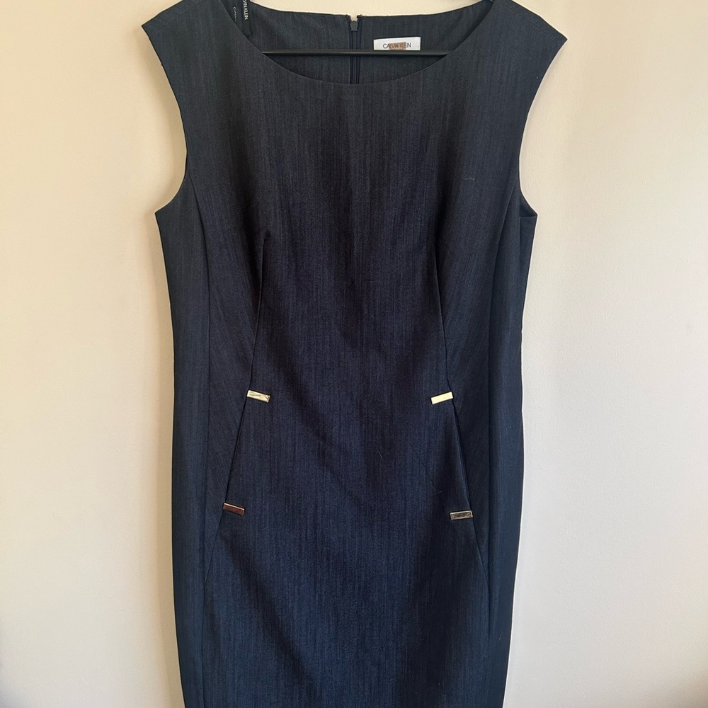 Calvin Klein Black Sheath Dress